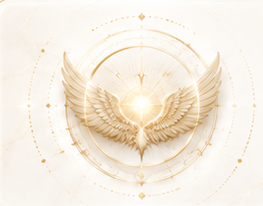 Angel time emblem